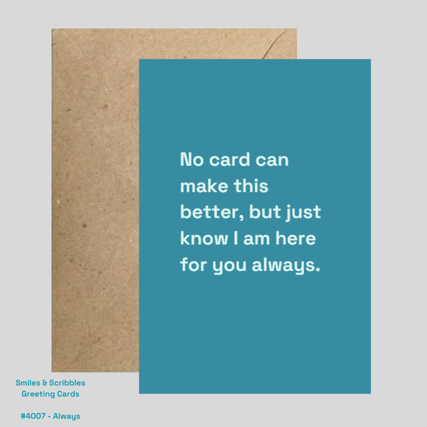 Smiles  Scribbles - Sympathy & Support Cards