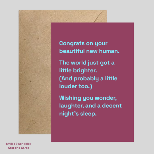 Smiles & Scribbles - New Baby cards