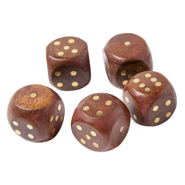 Dice Box - Timber & Brass