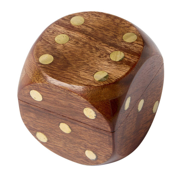 Dice Box - Timber & Brass