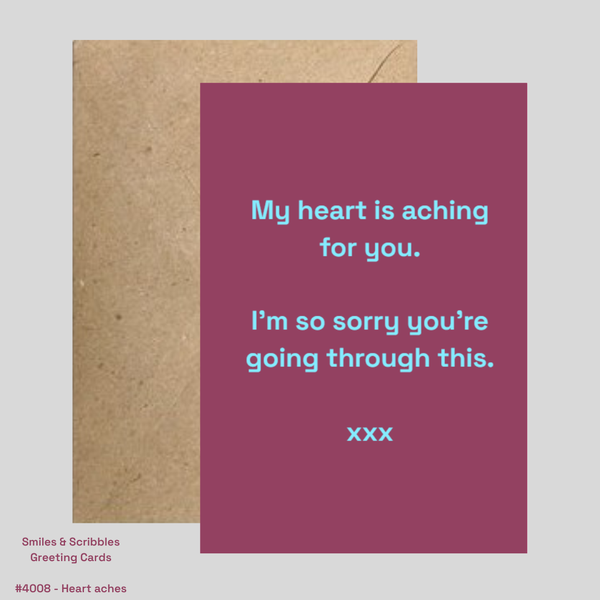 Smiles  Scribbles - Sympathy & Support Cards