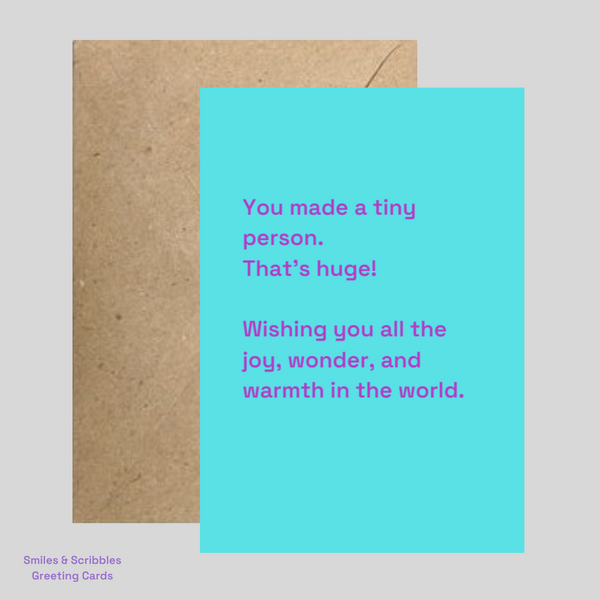 Smiles & Scribbles - New Baby cards