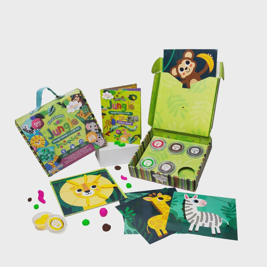First Crafts Jungle Dough Sensory Craft Box