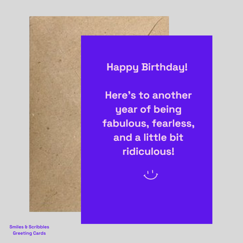 Smiles & Scribbles Birthday