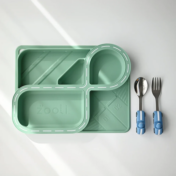 Children's Racetrack Dinnerware Set