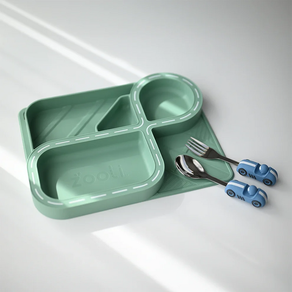 Children's Racetrack Dinnerware Set