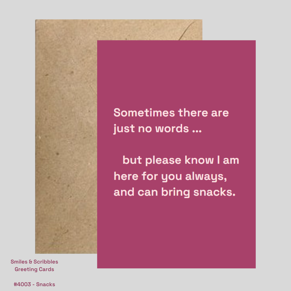 Smiles  Scribbles - Sympathy & Support Cards