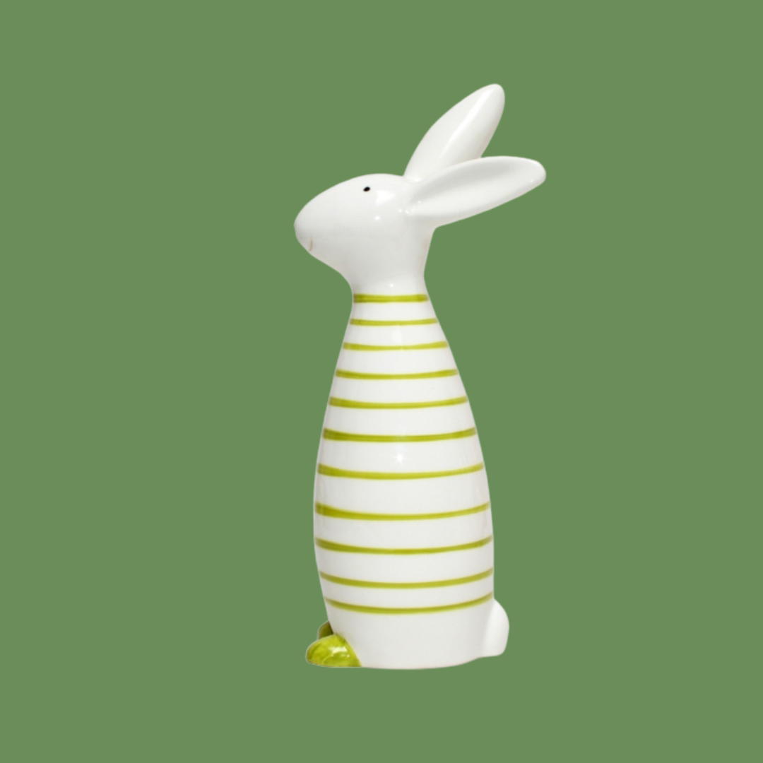 Striped Bunny Green 33cm