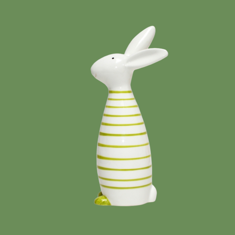 Striped Bunny Green 33cm