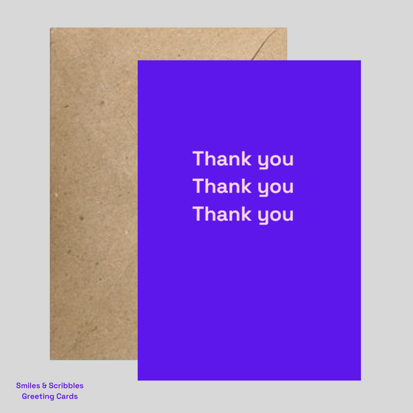 Smiles & Scribbles - Thankyou cards