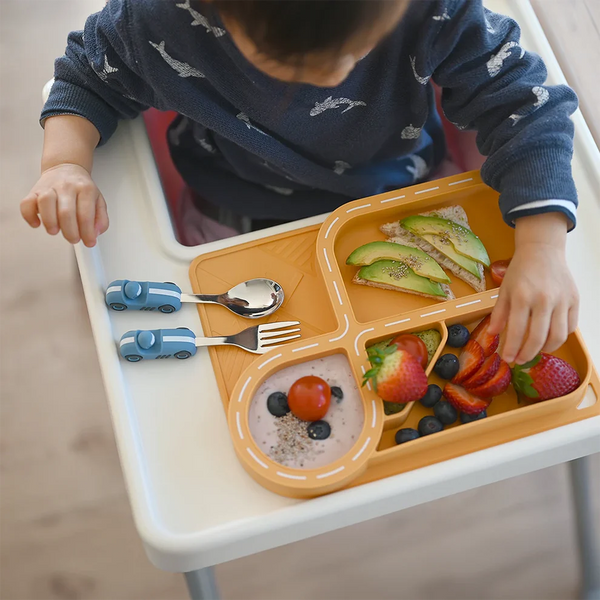 Children's Racetrack Dinnerware Set
