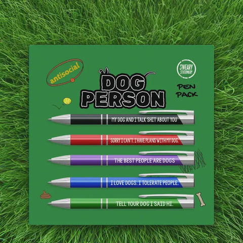 Dog Person Pen pack