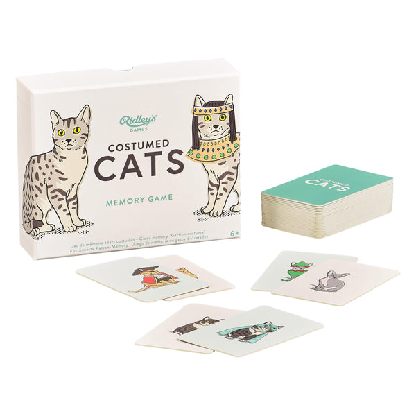 Costumed Cats Memory Game