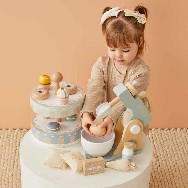 Wooden Mixer Set
