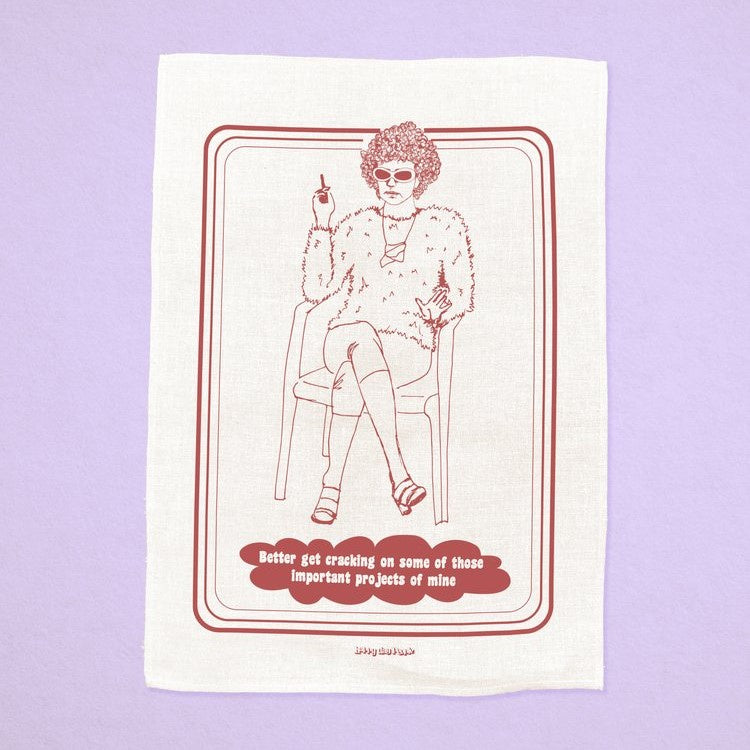 Important Projects Tea Towel