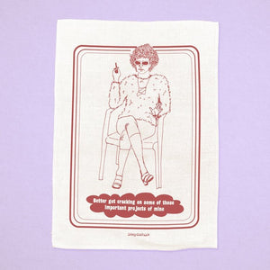 Important Projects Tea Towel