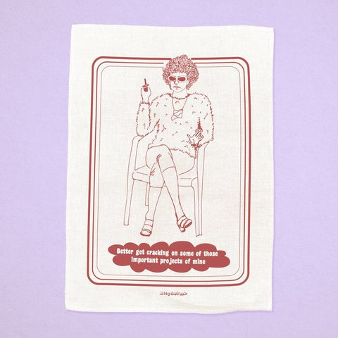 Important Projects Tea Towel