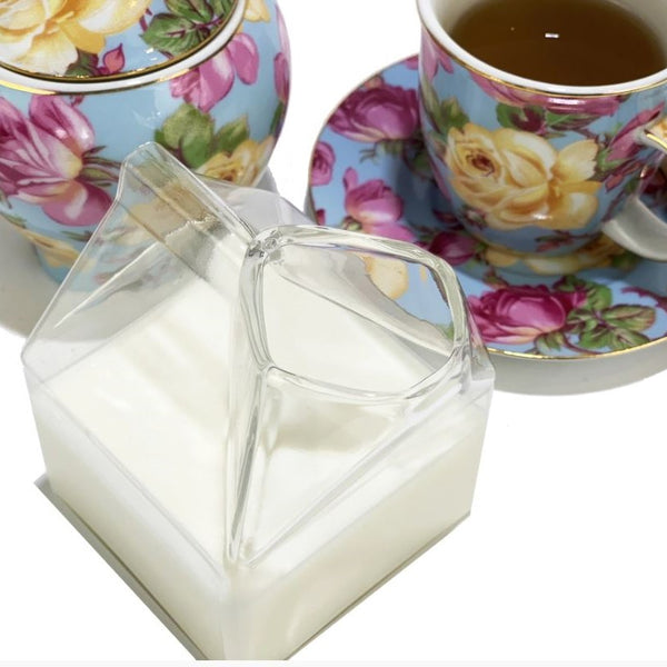 Glass Milk Carton - set of 2