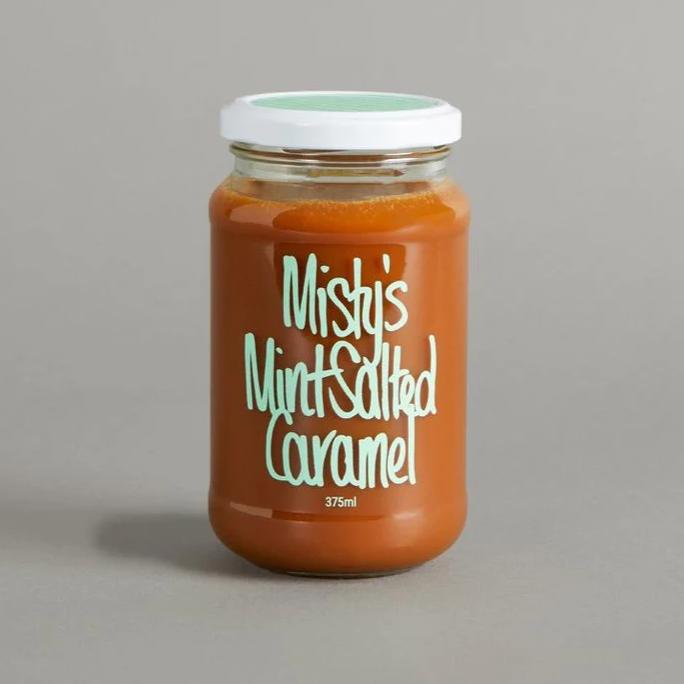 Mint Salted Caramel Sauce