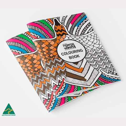 Dancing Wombat Colouring Book
