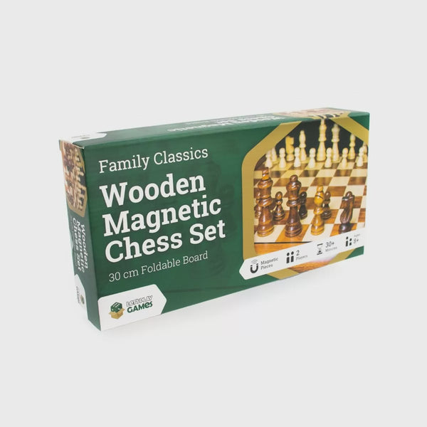 Wooden Magnetic Chess Set - 30cm